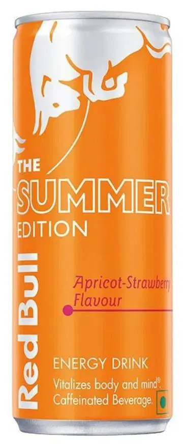 Red Bull Energy Drink The Summer Edition Apricot Strawberry Flavour