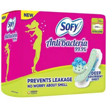 Sofy AntiBacteria Extra Long Sanitary Pads