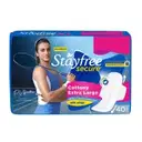 Stayfree Secure Cottony Soft Cover Sanitary Pads with Wings (Extra Large) – image 1