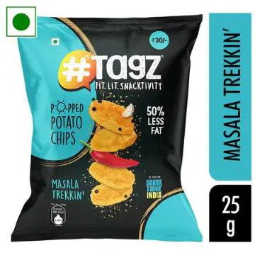 Tagz Popped Potato Chips - Masala Trekkin