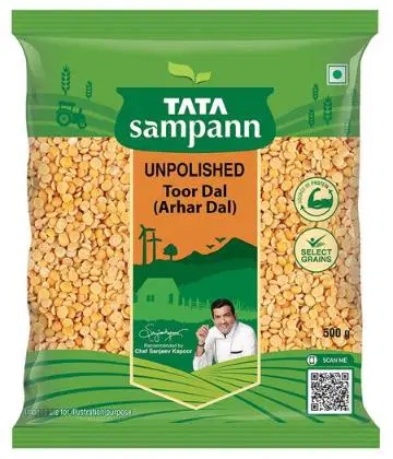 Tata Sampann Unpolished Toor Dal (Arhar Dal)