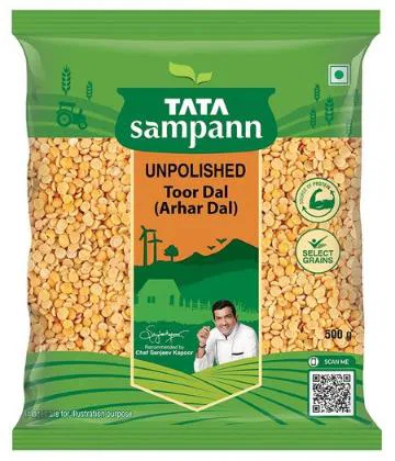 Tata Sampann Unpolished Toor Dal (Arhar Dal)