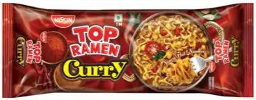 Top Ramen Curry Veg Flat Noodles