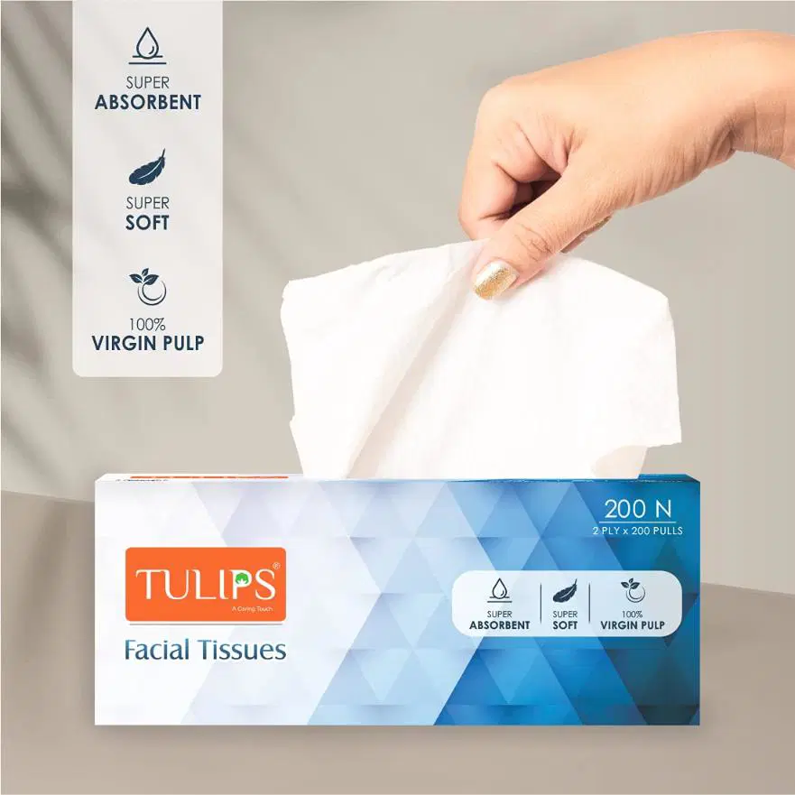 Tulips Dry Facial Tissue