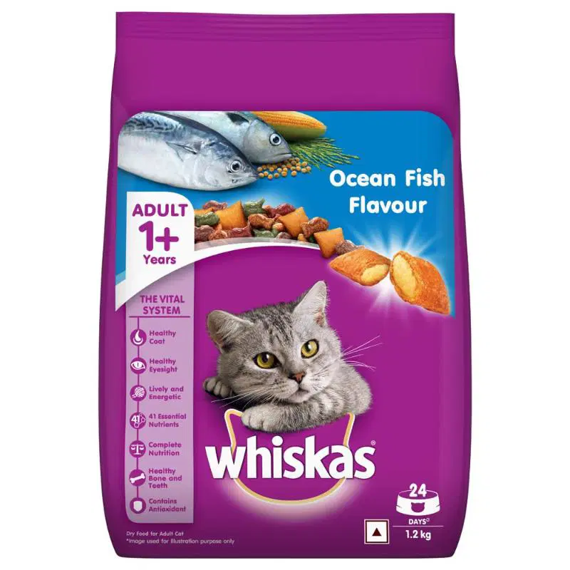 Whiskas Dry Cat Food Ocean Fish Flavour