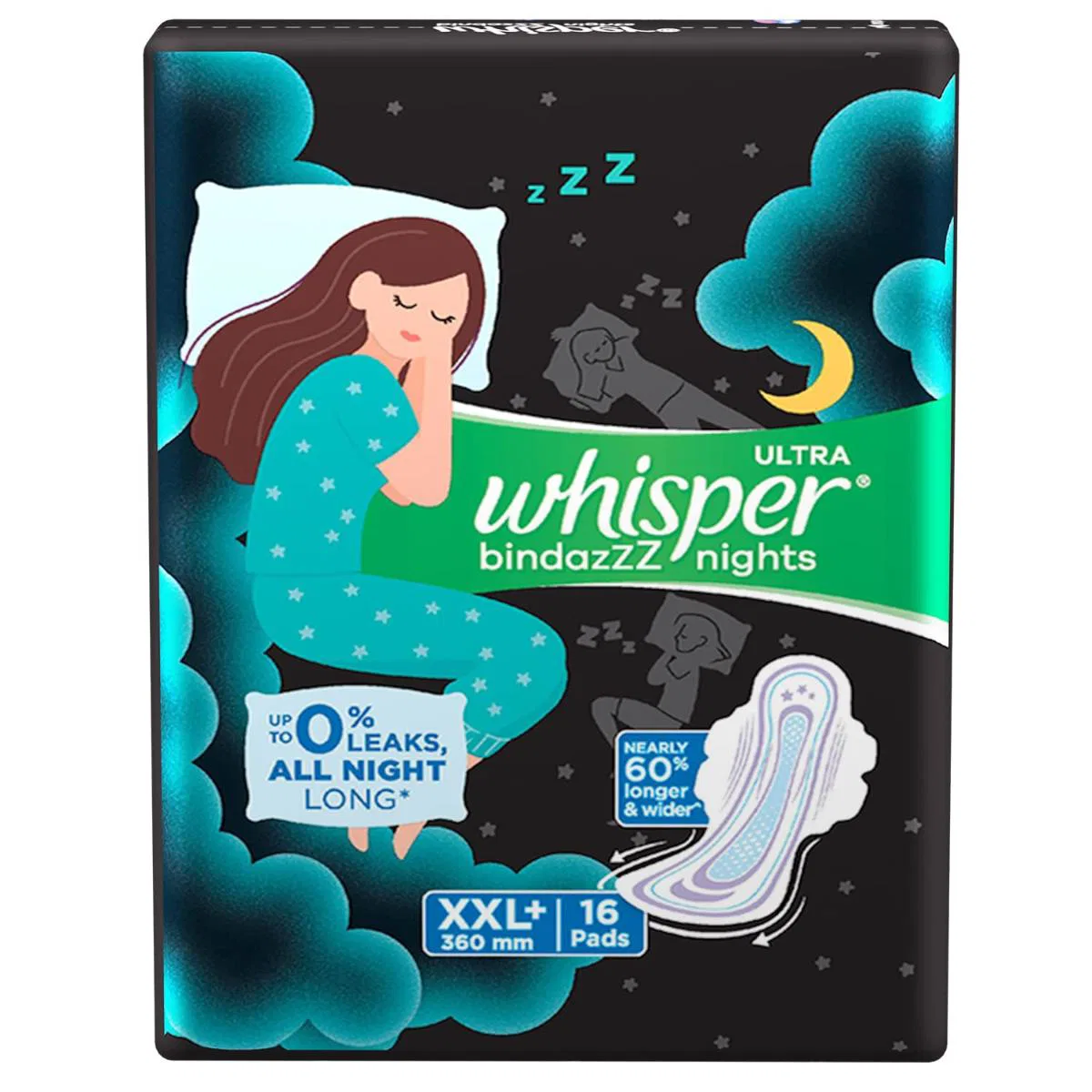 Whisper Bindass Night XXL