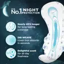 Whisper Bindazzz Night Sanitary Pads XL Plus – image 3