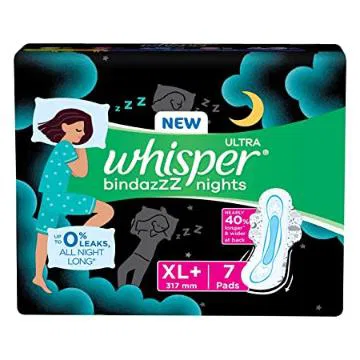 Whisper Ultra Bindazzz Nights Xl 7N