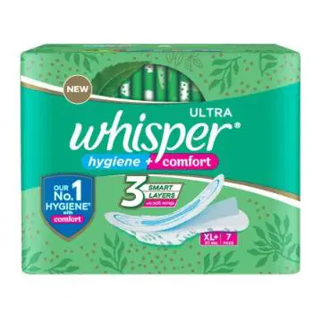 Whisper Ultra Clean XL+ Sanitary Pad
