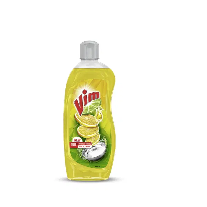 Vim Dishwash Liquid Gel Lemon 500 ml Bottle