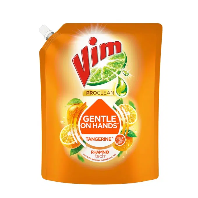 Vim ProClean Dishwash Liquid Gel with Tangerine  750 ml
