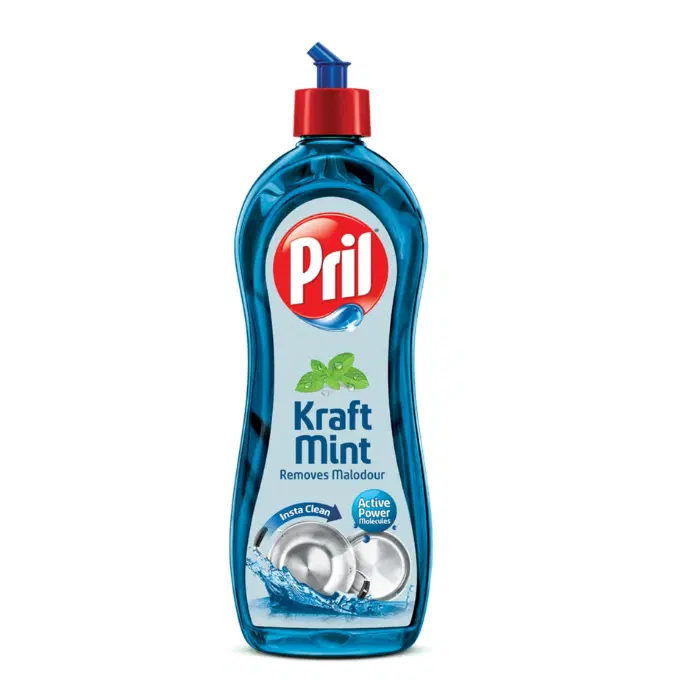 Pril Kraft Mint Liquid Dishwash Gel -750ml