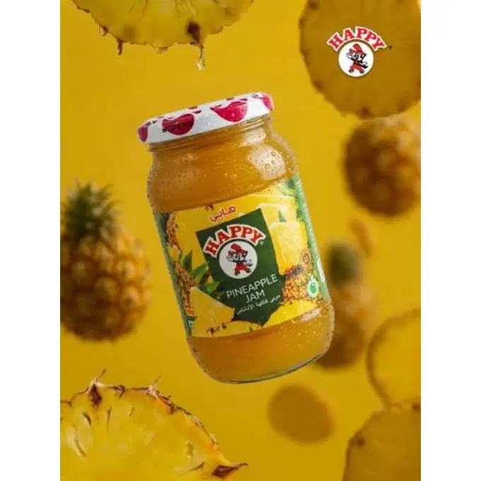 HAPPY JAM 1KG PINEAPPLE