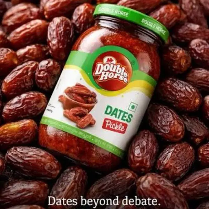 Double Horse Dates Pickle Bottle 400g 