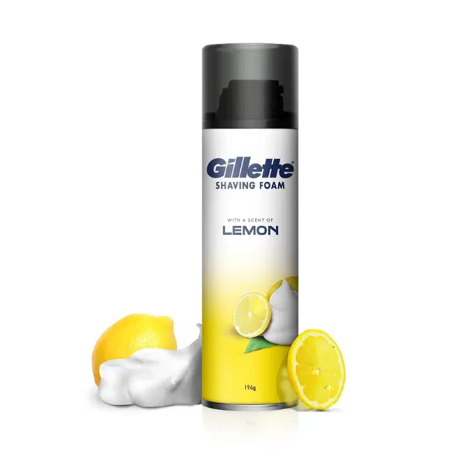 Gillette Classic Lemon Lime Pre Shave Foam - 196 gram