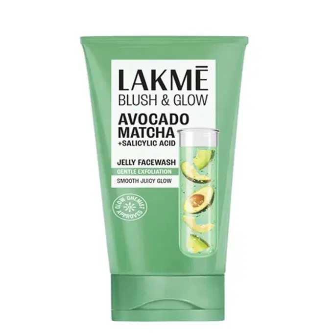 Lakme Blush & Glow Avocado Matcha Jelly Face Wash, 100 gm
