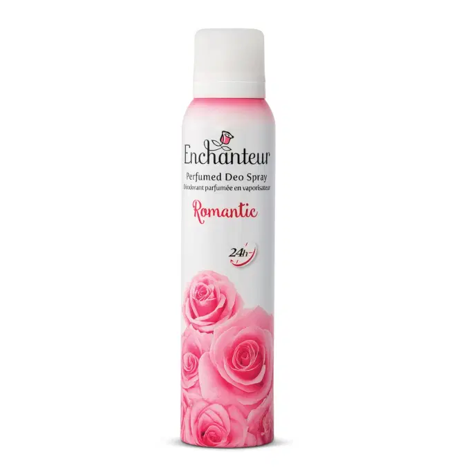 Enchanteur Romantic Perfumed Deodorant Spray For Women With 24Hour Lasting Fragrance, 150ml