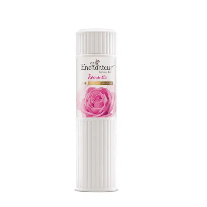 Enchanteur Romantic Perfumed Talcum Powder with Floral French Fragrance for Women 250g