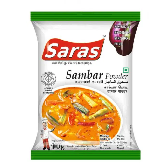 SARAS SAMBAR MASALA 100 G