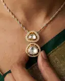 CZ Polki Pendant – image 2