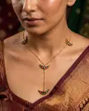 Red Chandravanka chain set – image 6
