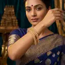 Diamond cut 3d bangles – image 2