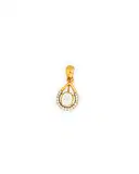 Drop polki cz pendant – image 1