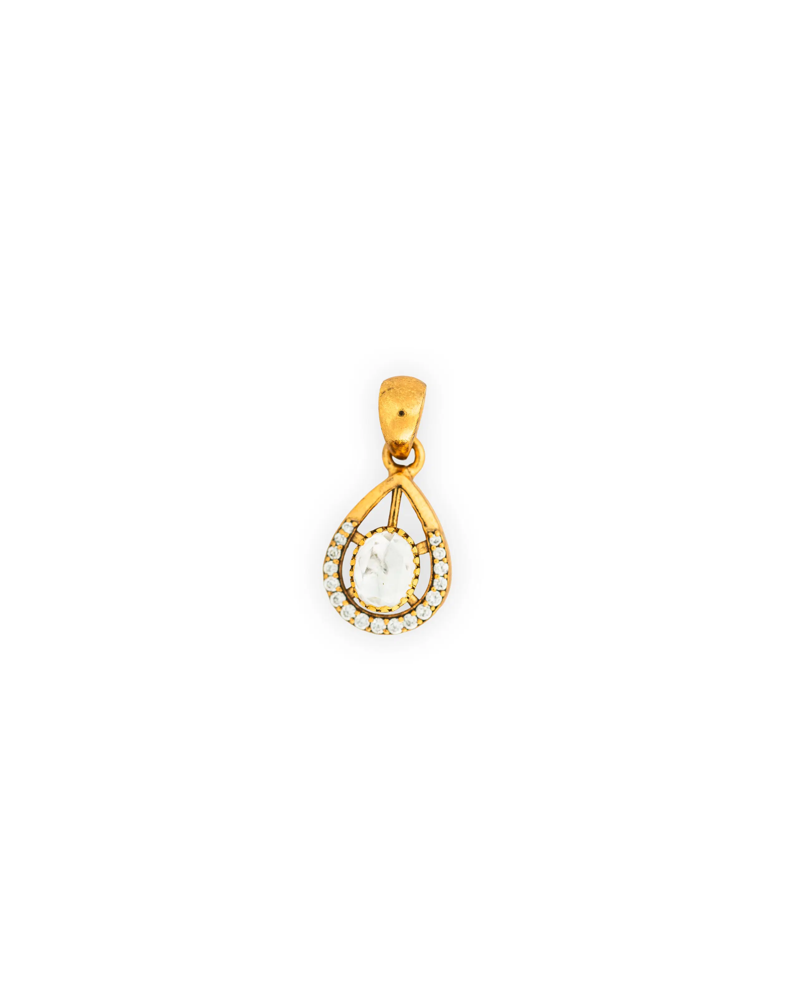 Drop polki cz pendant