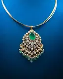 Emerald Mossinate pendant – image 1