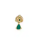 Emerald polki Pendant – image 1