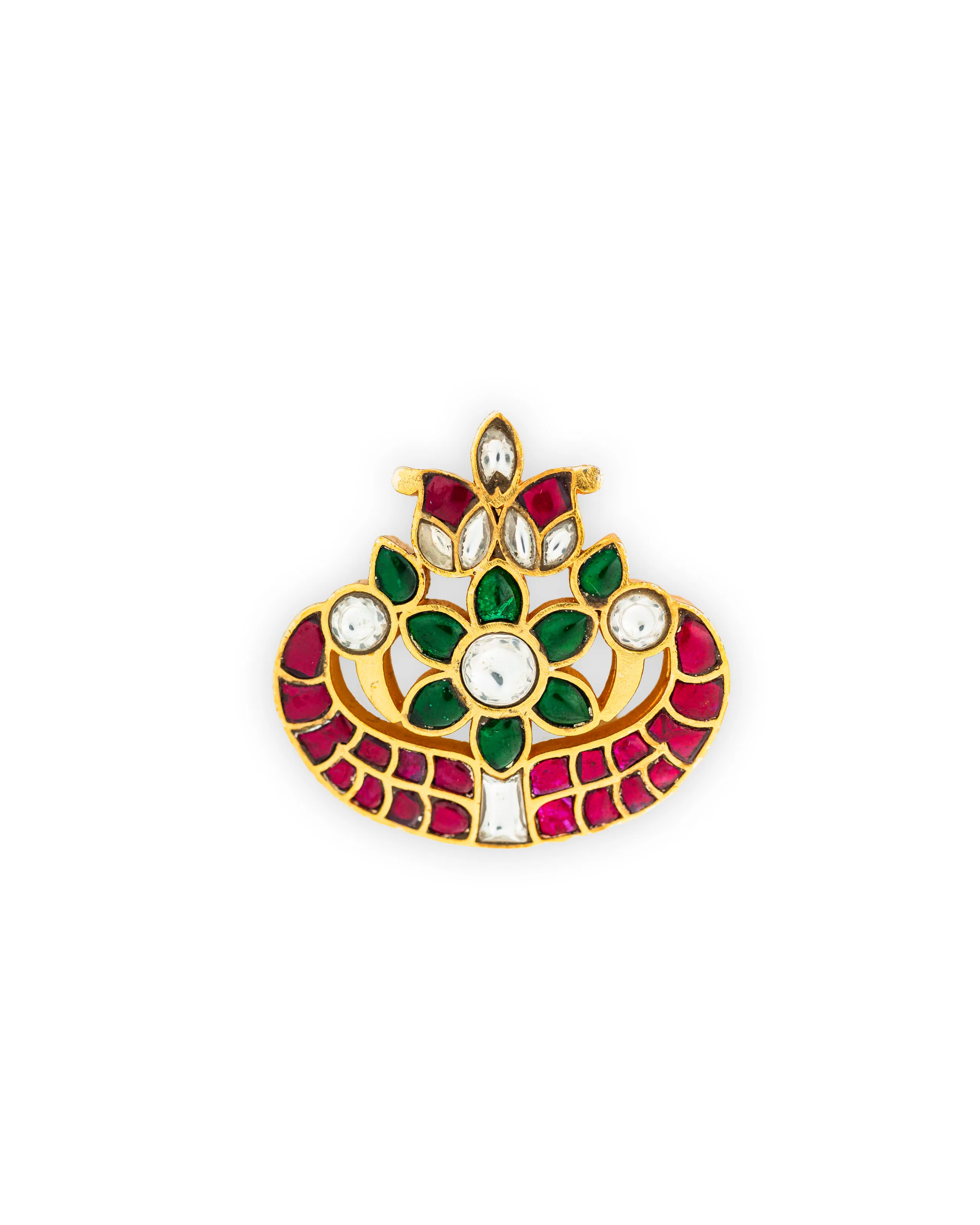 Floral Kundan Pendant