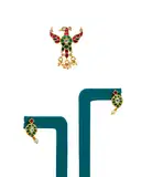 Garuda Kundan Pendant set – image 1
