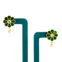 Green Kundan Earrings – image 1
