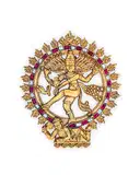 Nataraja Kundan Pendant – image 1