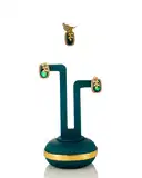 Parrot Emerald pendant set – image 1