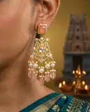 Polki Mossinate Earrings – image 2