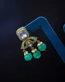 Swarovski cluster pearls choker set – image 1