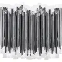 Black Straw - 7.7x200mm - Individually wrapped – image 1