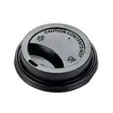 Black Cup Lid 12oz – image 1