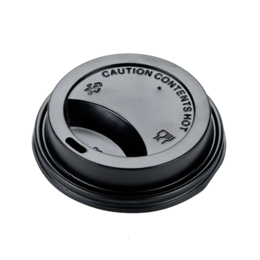 Black Cup Lid 12oz