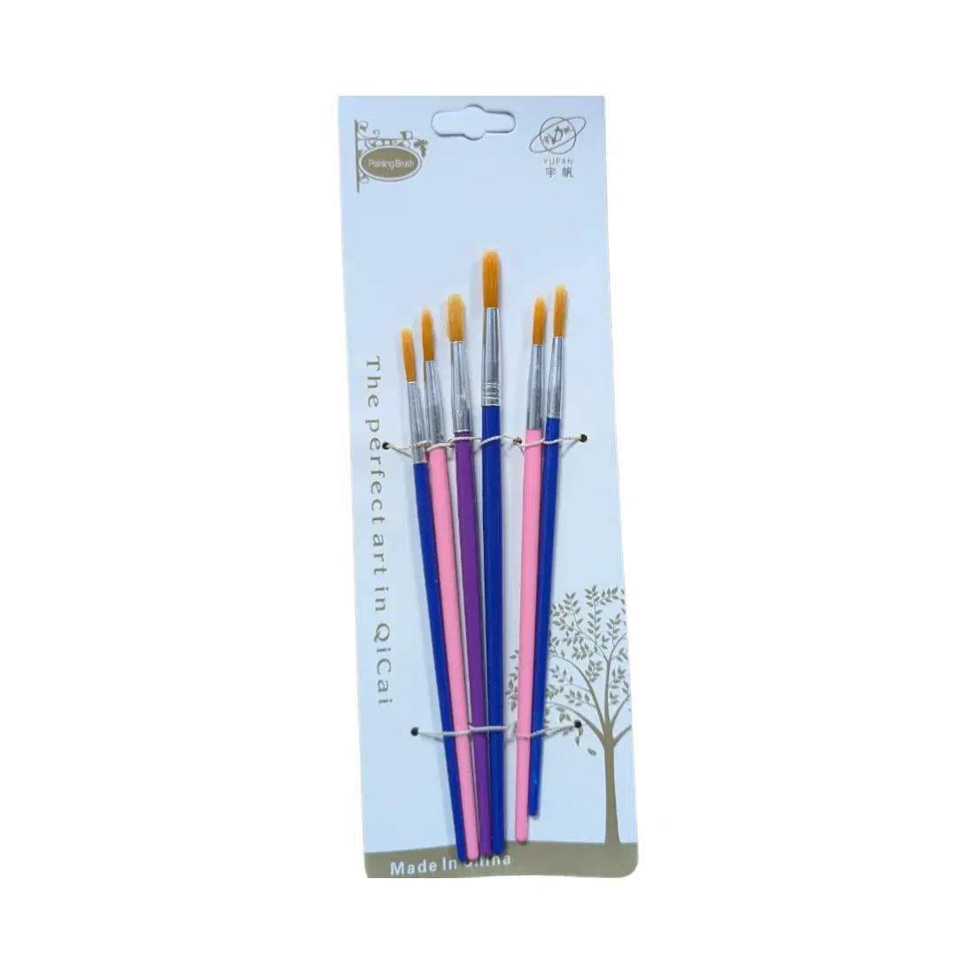 Round Brush set of - 6 brushes
