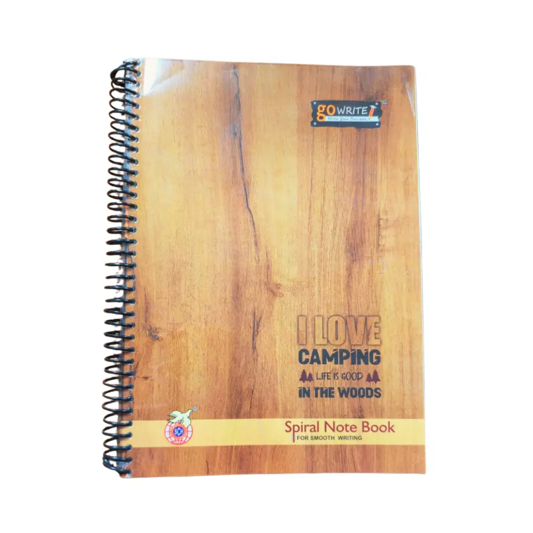 Go Write Plain Spiral Register / Thick plain register - 300 pages / Plain spiral notebook