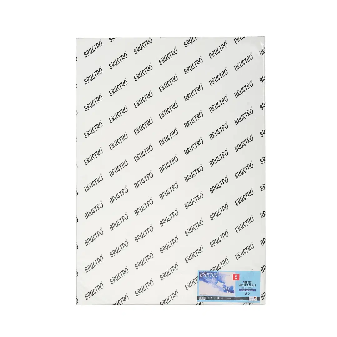 A2 Size Brustro Artists Water colour paper 300 gsm ( 42 x 59.4 cm ) - 1 paper