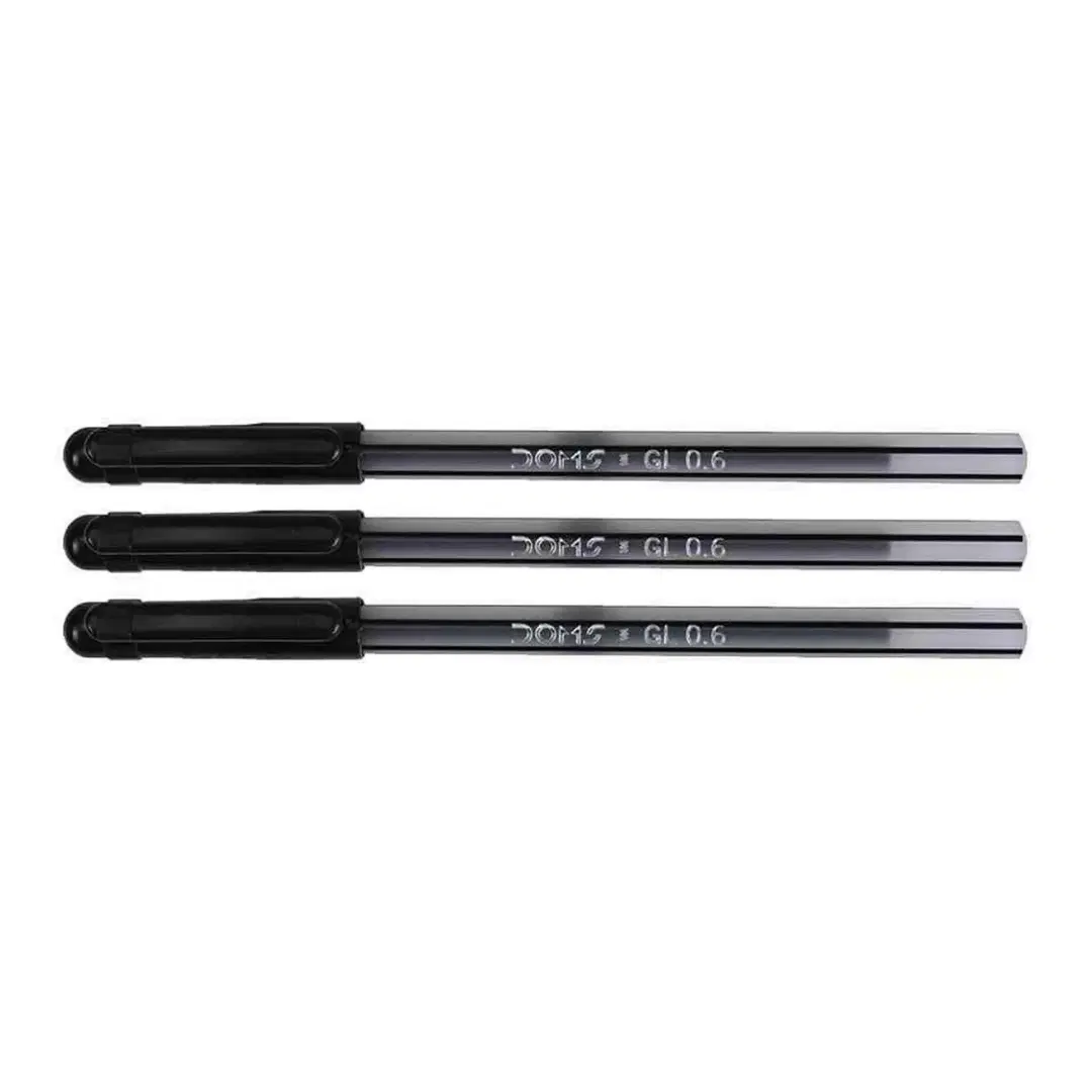 Doms Everday Black Ball pen / black pen 