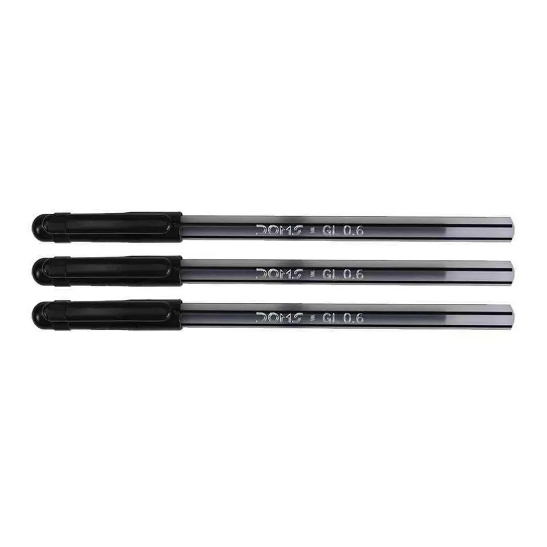 Doms Everday Black Ball pen / black pen 