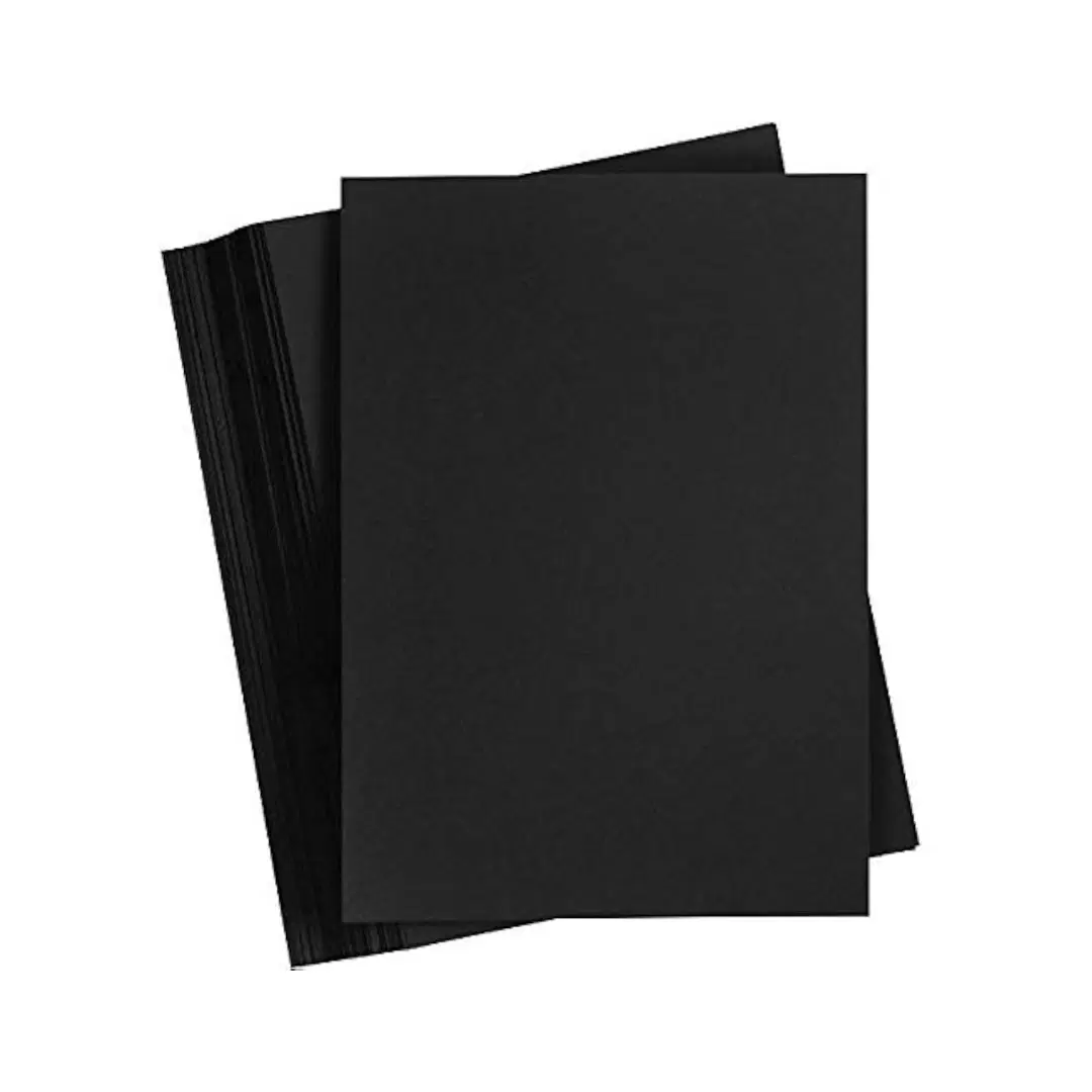4 Black A4 sheets / Black A4 paper - 4 sheets