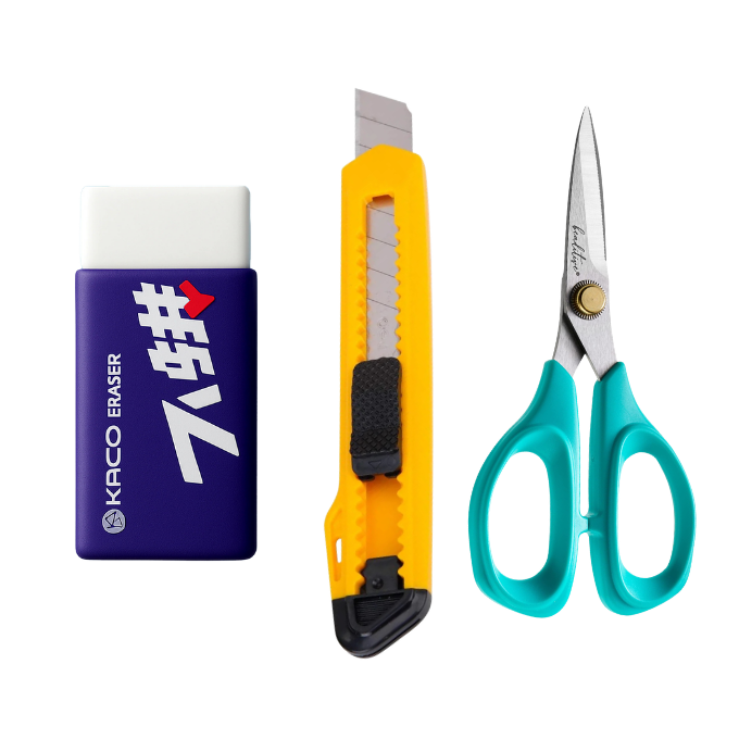 Rubber & cutters
