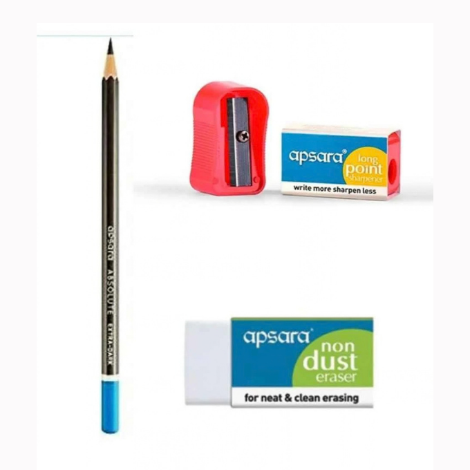 Pencils / Sharpener / Eraser