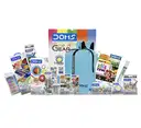 Doms - Neon Gear Kit ( 1 Colouring Book-1 Pencil Pack-1 Oil Pastel Pack-1 Eraser-1 Colour Pencil Pack-1 Brush Pen Pack-1 Ball Point Pen Pack-1 Scale-1 Plastic Crayon Pack-1 Pencil Sharpener-1 Water Colour Cake Pack ) / gift set for kids – image 2