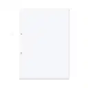 Punched drawing sheet pack / Plain sheets for file (20 sheets) /  file pages / Plain A4 sheets / Plain A4 Papers – image 2